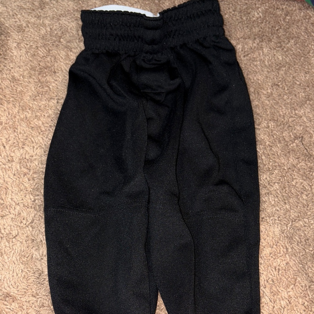 3 for $20! Kids 2XS Rawlings Tball Pants Unisex Kids Black T Ball Baseball pants